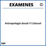 Examenes Antropologia Social Y Cultural