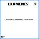 Examenes Bachillerato De Humanidades Y Ciencias Sociales