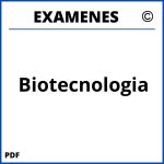 Examenes Biotecnologia