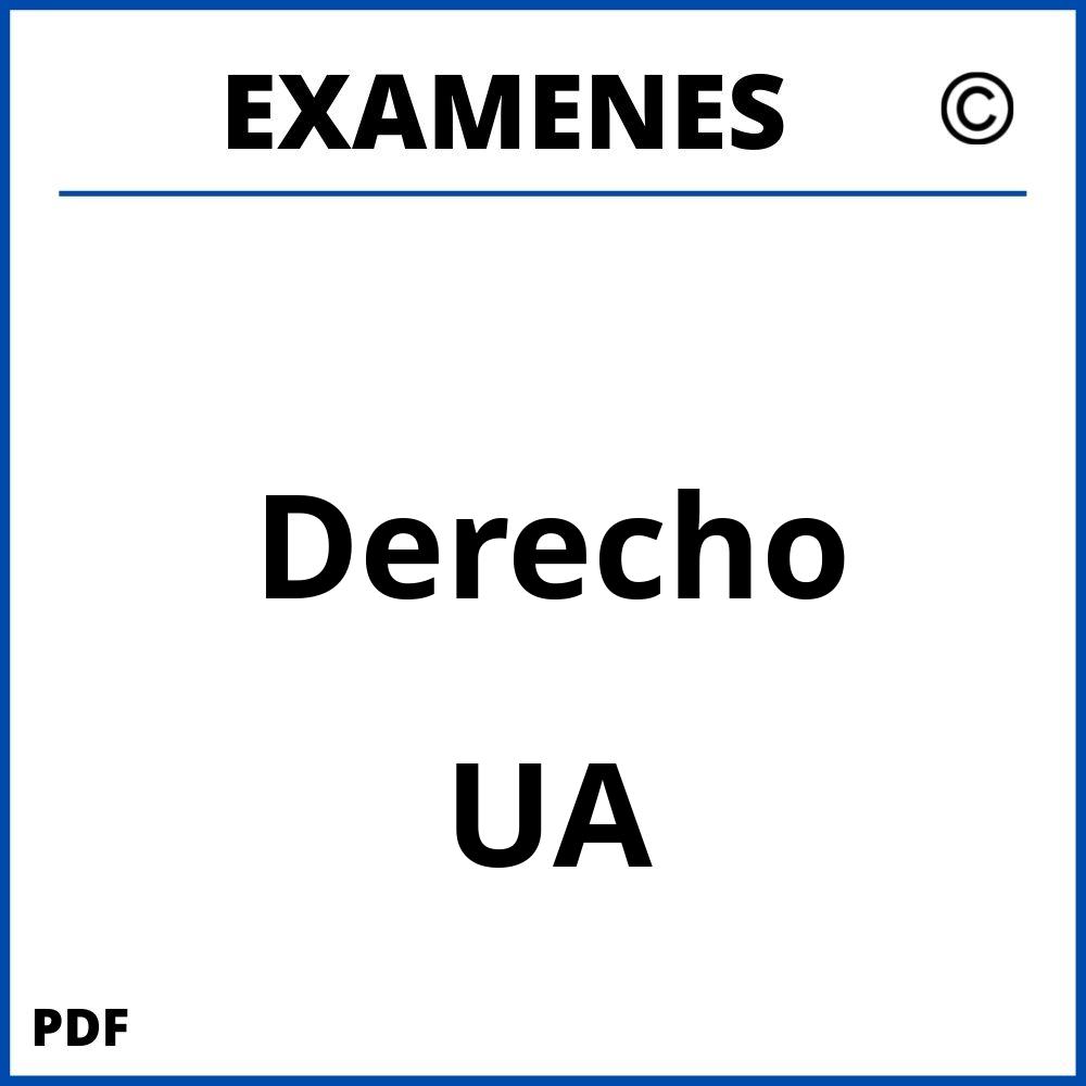 Examenes UA Universidad de Alicante