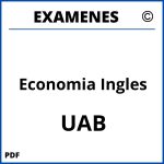 Examenes Economia Ingles UAB