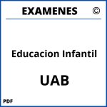 Examenes Educacion Infantil UAB