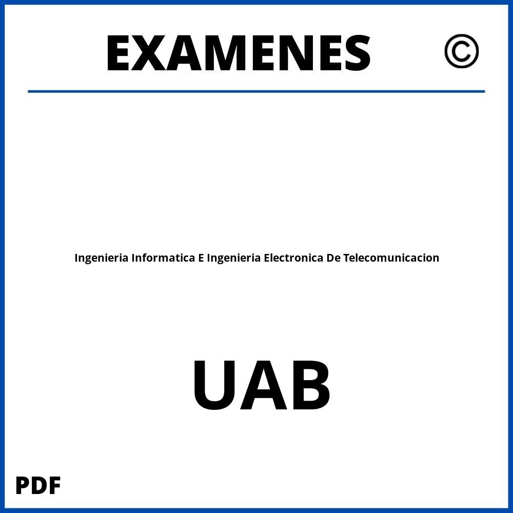 Examenes UAB Universidad Autonoma de Barcelona