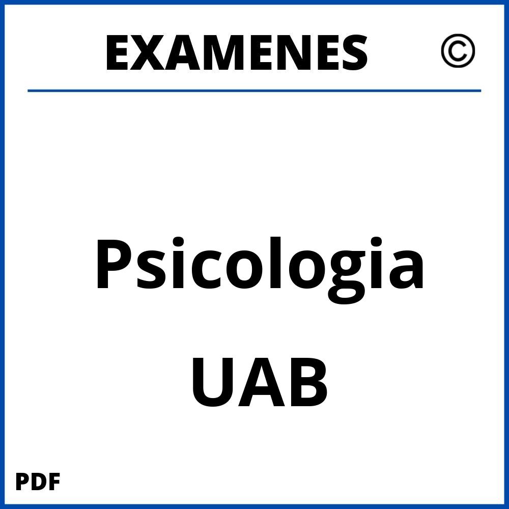 Examenes UAB Universidad Autonoma de Barcelona