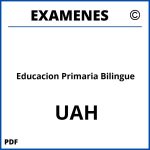 Examenes Educacion Primaria Bilingue UAH