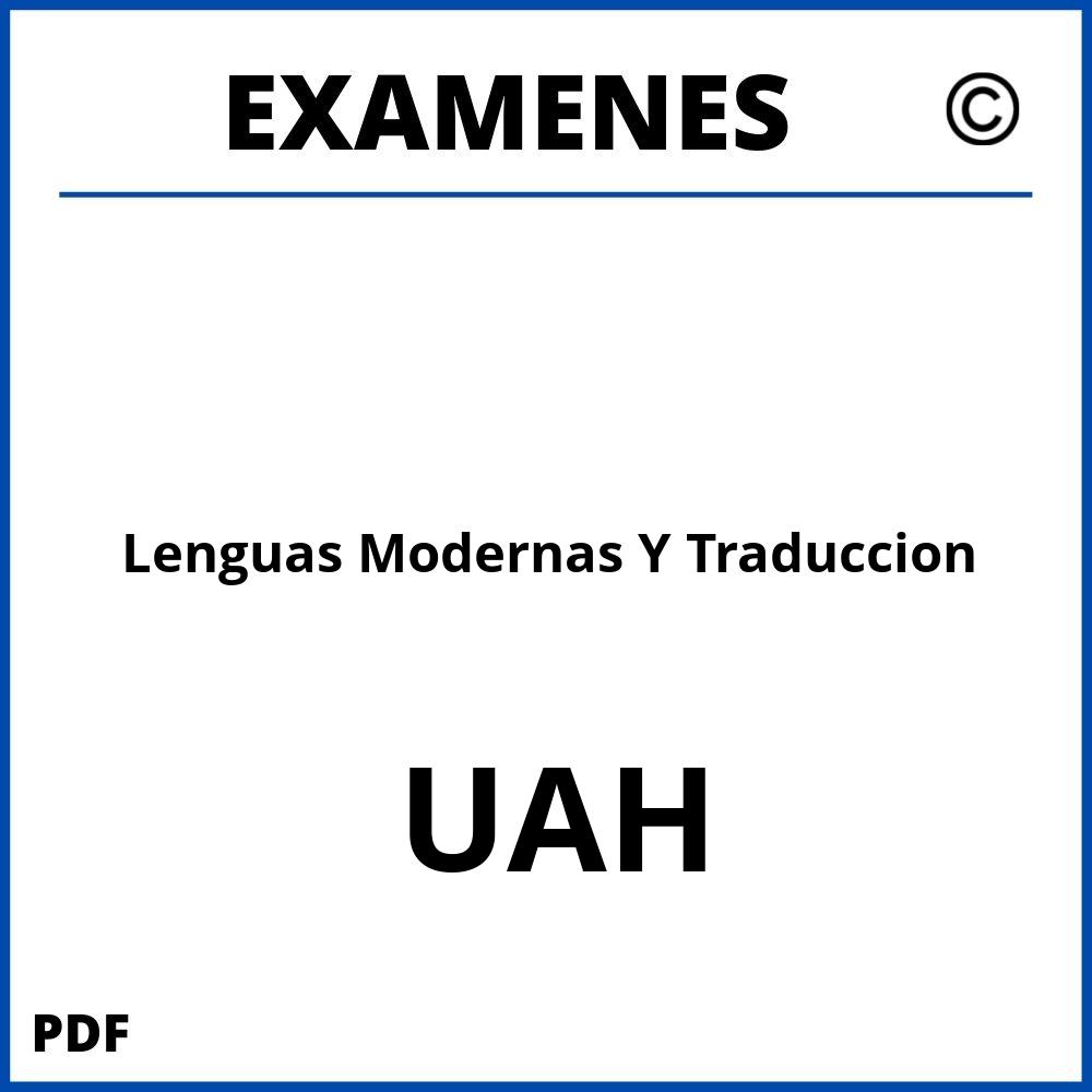 Examenes UAH Universidad de Alcala