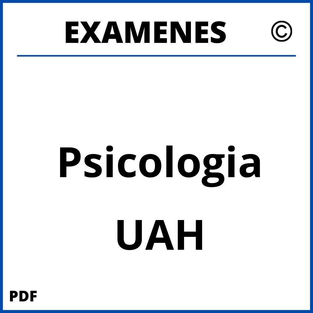 Examenes UAH Universidad de Alcala