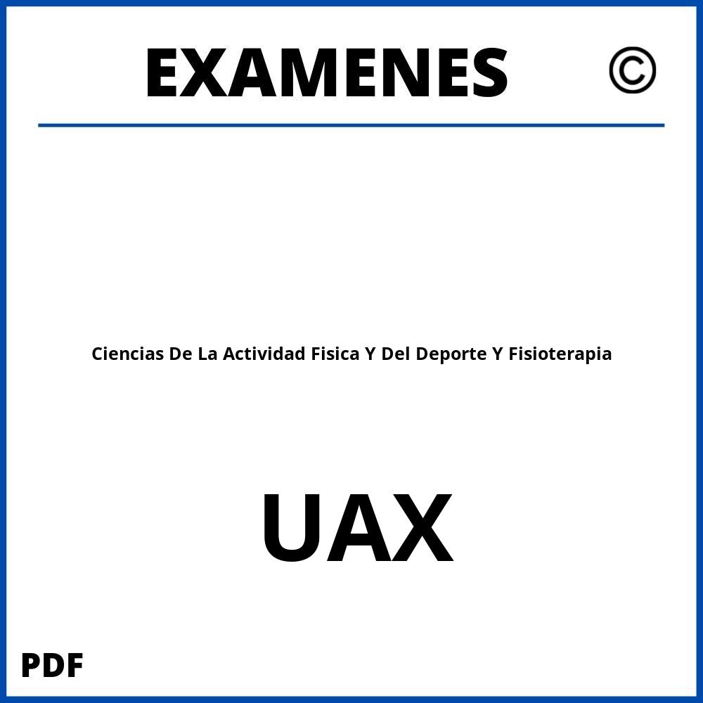 Examenes UAX Universidad Alfonso X El Sabio