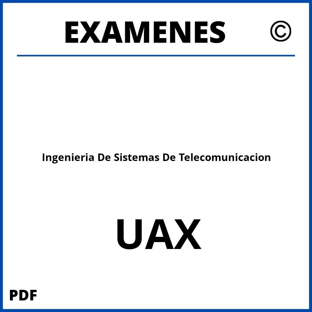 Examenes UAX Universidad Alfonso X El Sabio