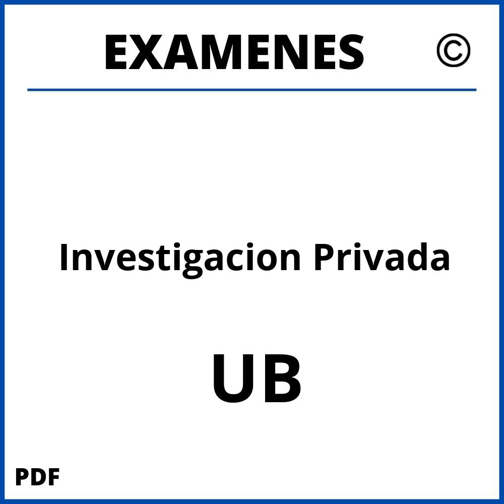 Examenes UB Universidad de Barcelona