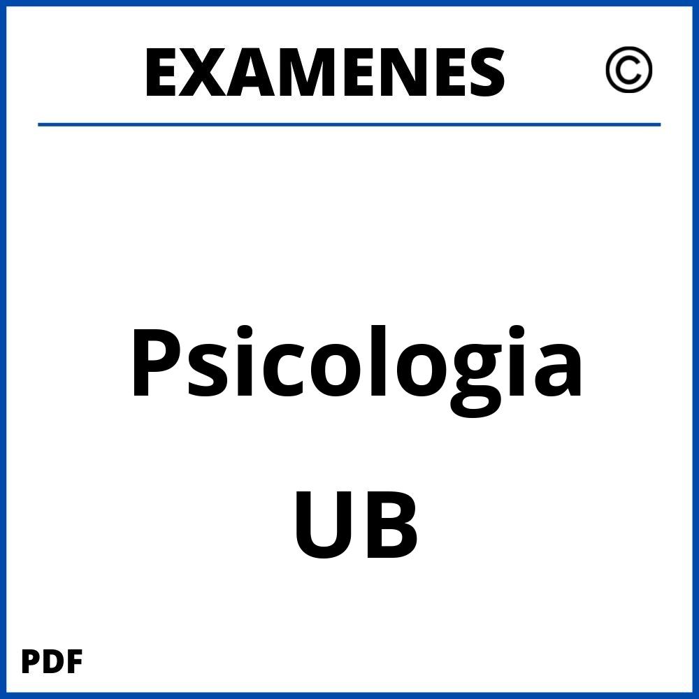 Examenes UB Universidad de Barcelona