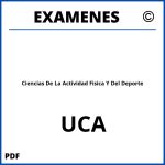 Examenes Ciencias De La Actividad Fisica Y Del Deporte UCA