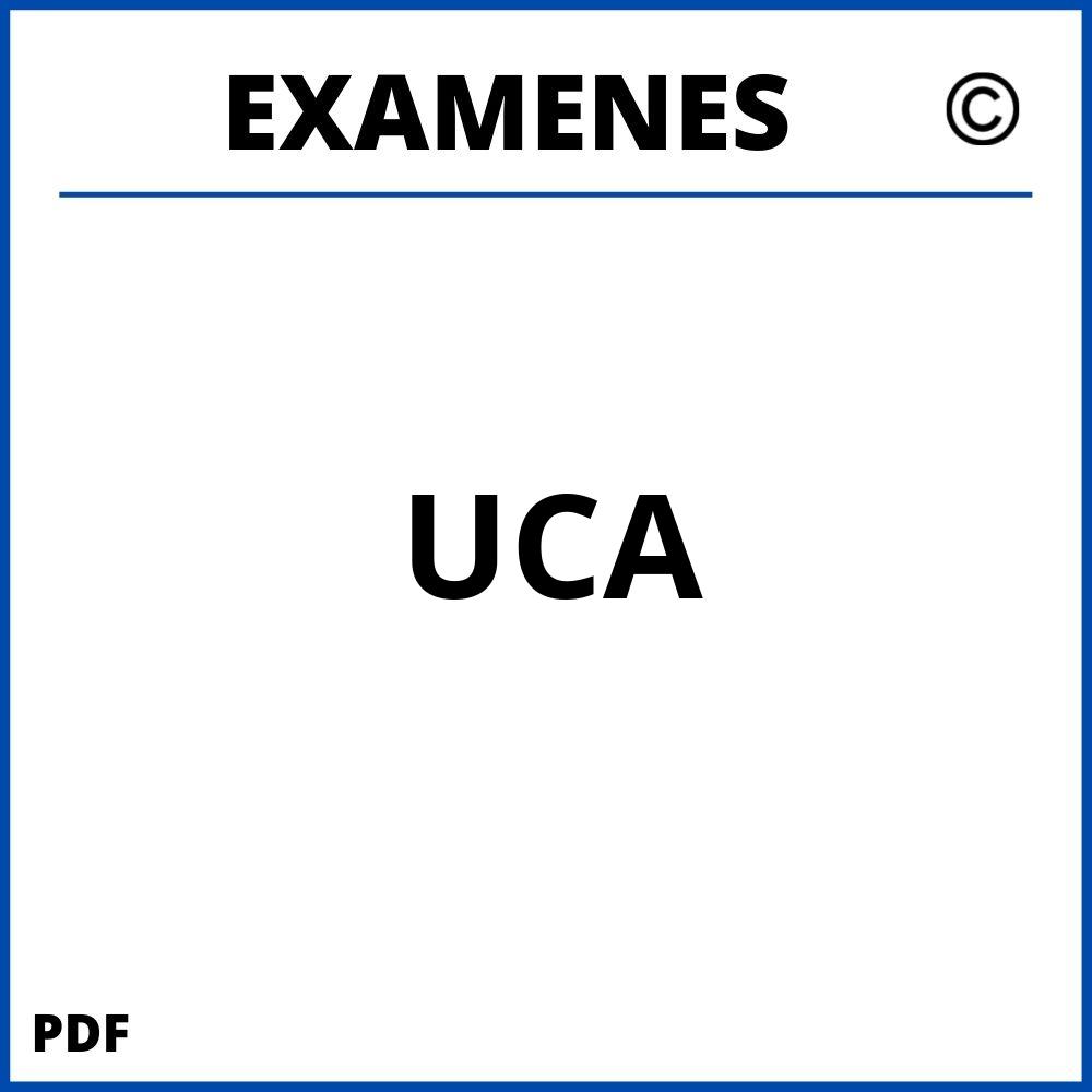 Examenes UCA Universidad de Cadiz