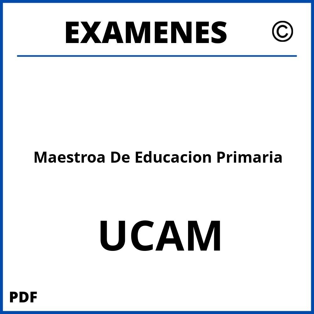 Examenes UCAM Universidad Catolica San Antonio de Murcia