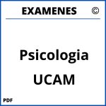 Examenes Psicologia UCAM
