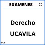 Examenes Derecho UCAVILA