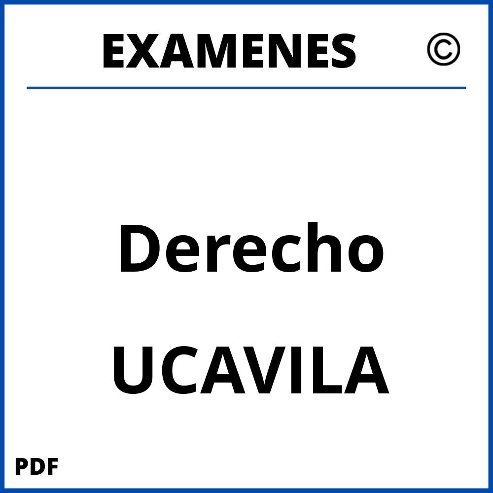 Examenes UCAVILA Universidad Catolica de Avila