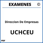 Examenes Direccion De Empresas UCHCEU