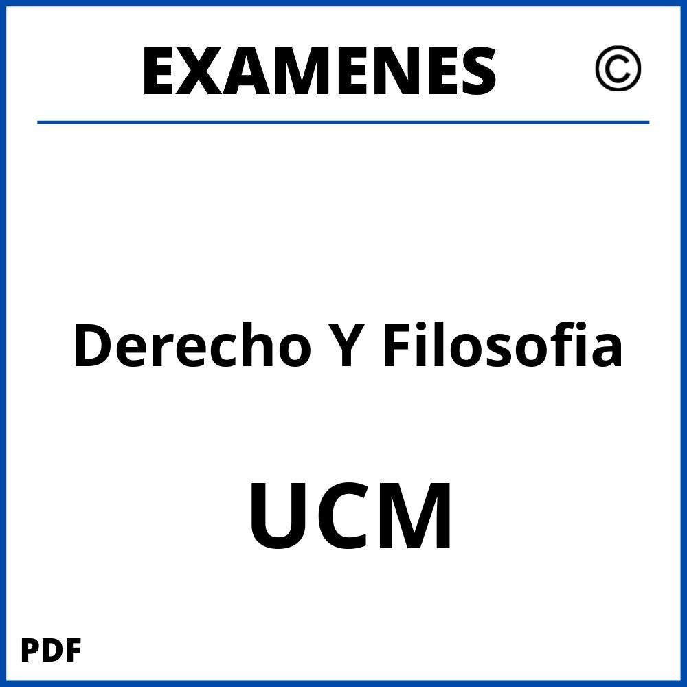 Examenes Derecho Y Filosofia UCM