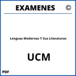 Examenes Lenguas Modernas Y Sus Literaturas UCM