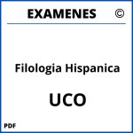 Examenes Filologia Hispanica UCO