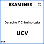 Examenes Derecho Y Criminologia UCV