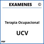 Examenes Terapia Ocupacional UCV