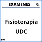 Examenes Fisioterapia UDC