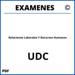 Examenes Relaciones Laborales Y Recursos Humanos UDC