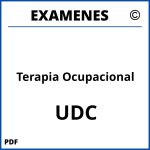 Examenes Terapia Ocupacional UDC