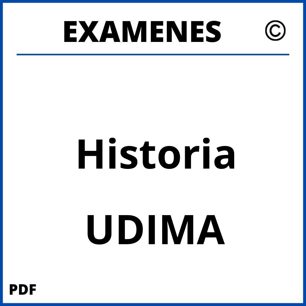 Examenes Historia UDIMA