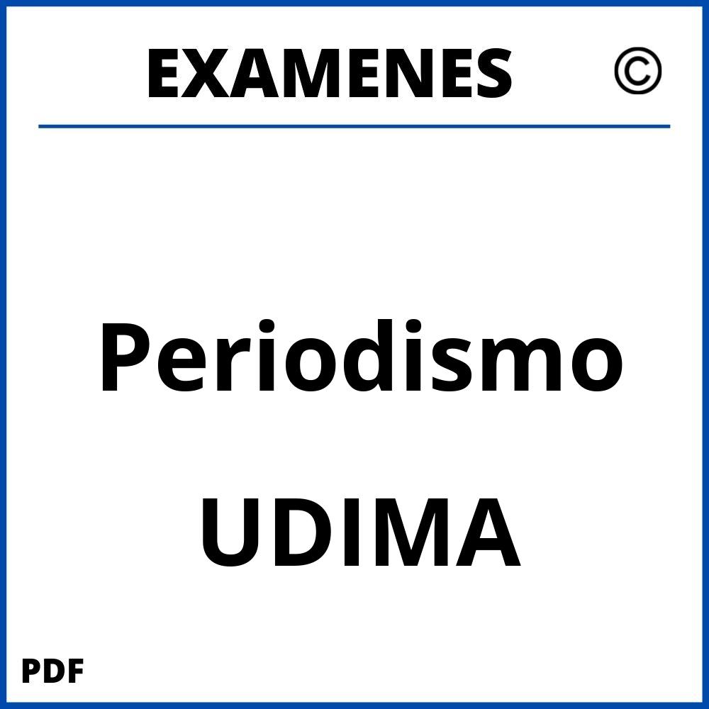 Examenes Periodismo UDIMA