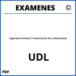 Examenes Ingenieria Forestal Y Conservacion De La Naturaleza UDL