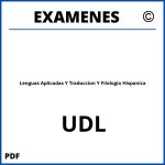 Examenes Lenguas Aplicadas Y Traduccion Y Filologia Hispanica UDL