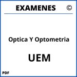 Examenes Optica Y Optometria UEM