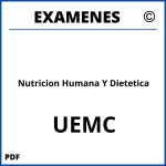 Examenes Nutricion Humana Y Dietetica UEMC