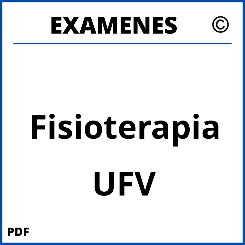 Examenes Fisioterapia UFV