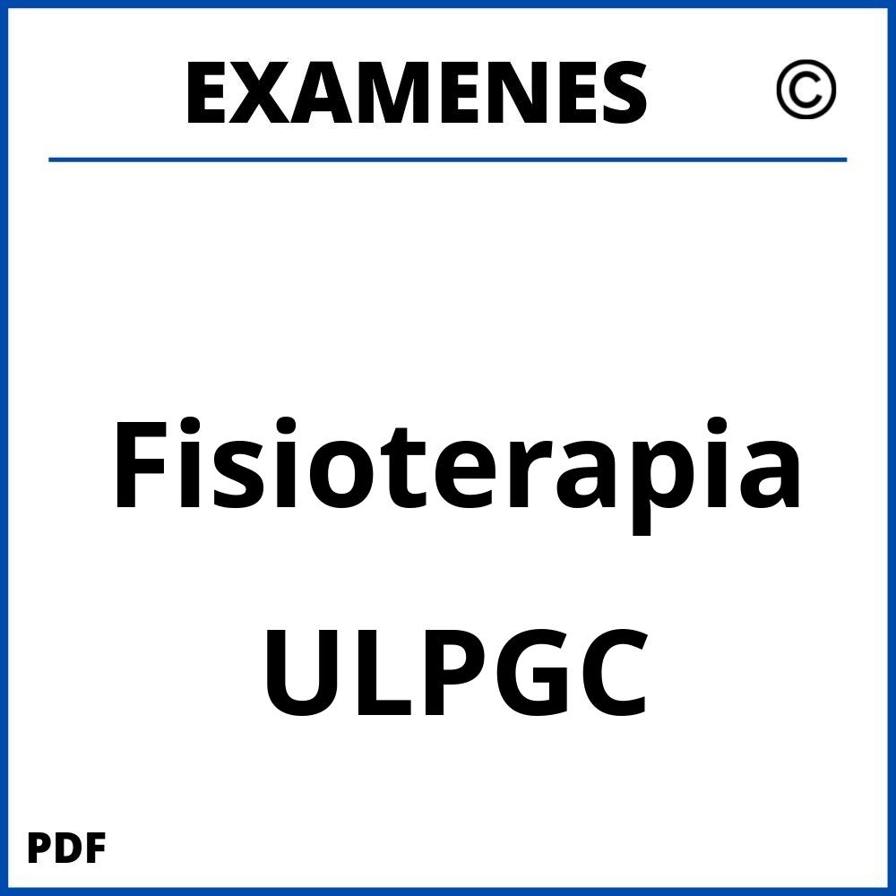 Examenes Fisioterapia ULPGC