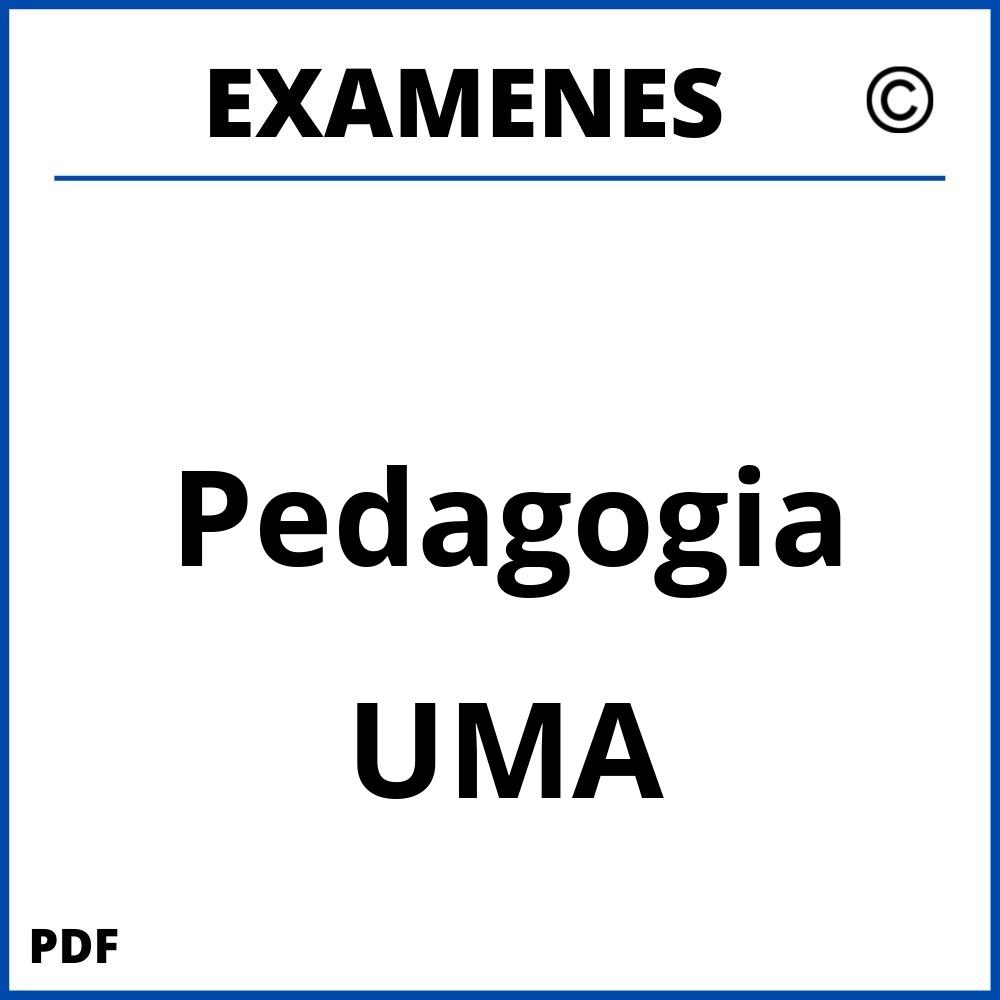 Examenes Pedagogia UMA