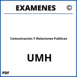 Examenes Comunicacion Y Relaciones Publicas UMH