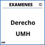 Examenes Derecho UMH