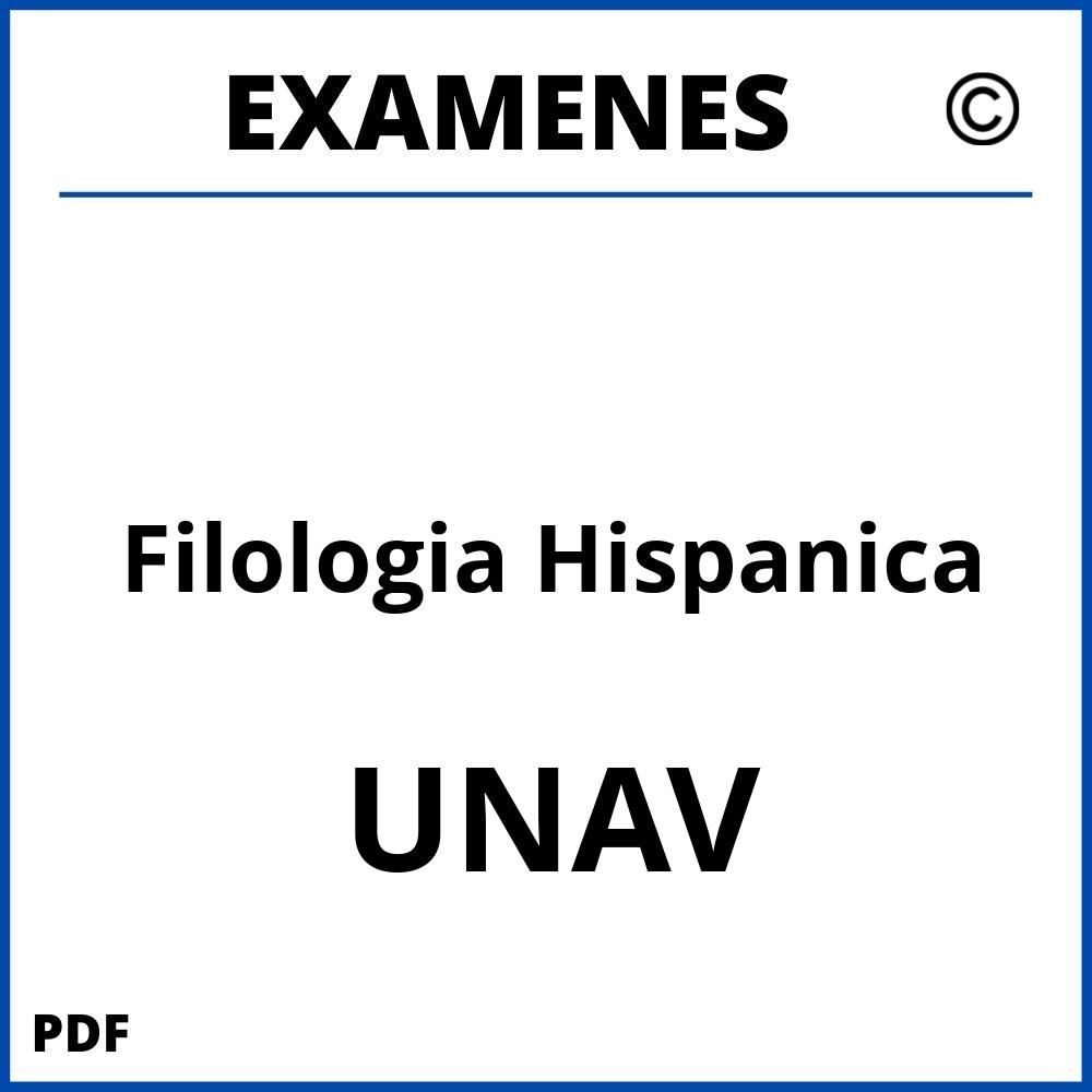 Examenes Filologia Hispanica UNAV