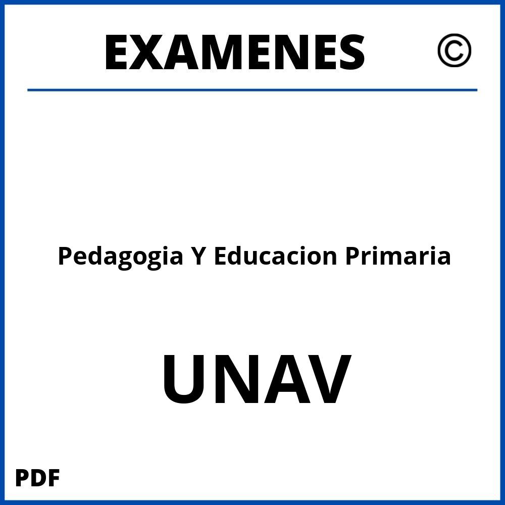 Examenes Pedagogia Y Educacion Primaria UNAV