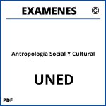 Examenes Antropologia Social Y Cultural UNED