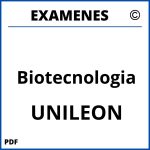 Examenes Biotecnologia UNILEON