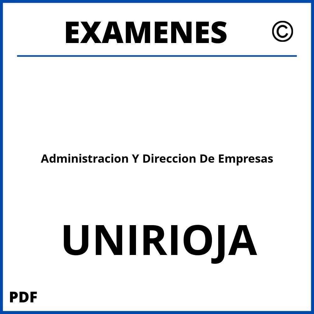 Examenes UNIRIOJA Universidad de La Rioja