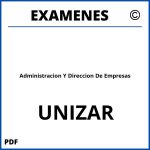 Examenes Administracion Y Direccion De Empresas UNIZAR