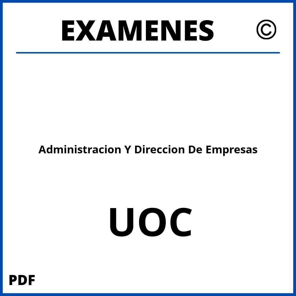Examenes UOC Universitat Oberta de Catalunya