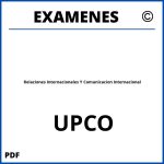 Examenes Relaciones Internacionales Y Comunicacion Internacional UPCO