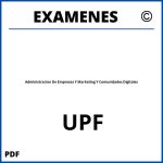 Examenes Administracion De Empresas Y Marketing Y Comunidades Digitales UPF